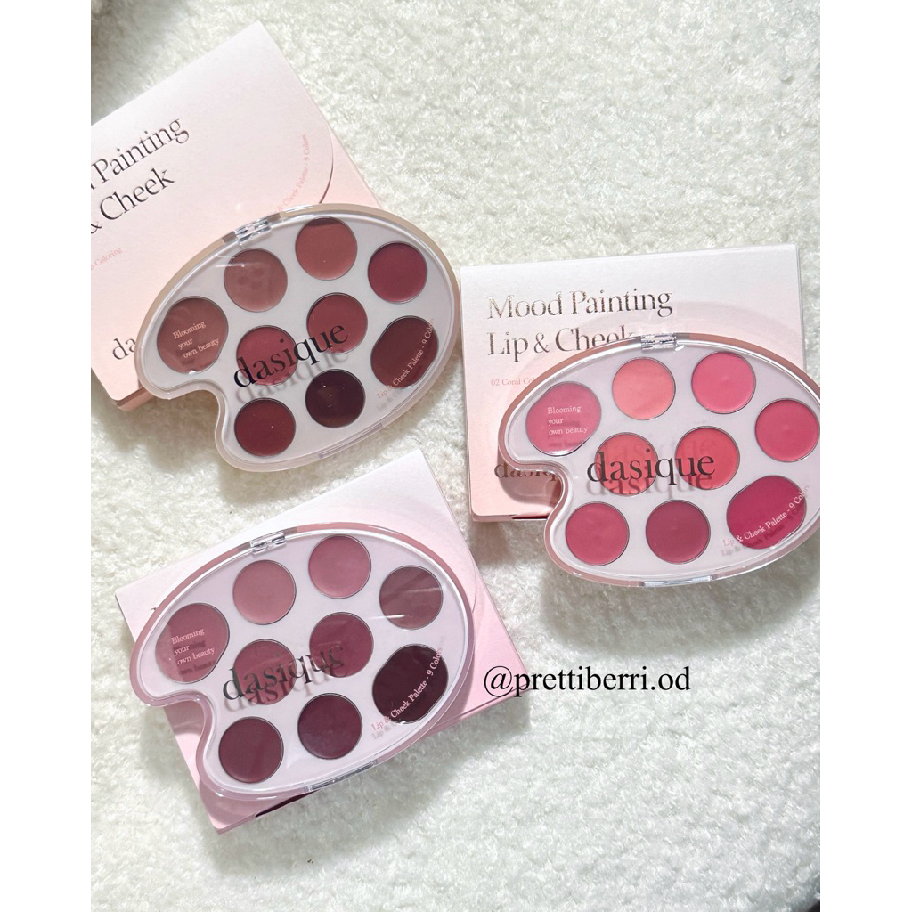 ( Sẵn ) Bảng má + môi Dasique Mood Painting Lip & Cheek