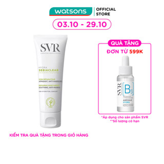 Kem Dưỡng Ẩm SVR Sebiaclear Hydra Làm Mềm Mịn Và Mờ Vết Thâm Sau Mụn 40ml