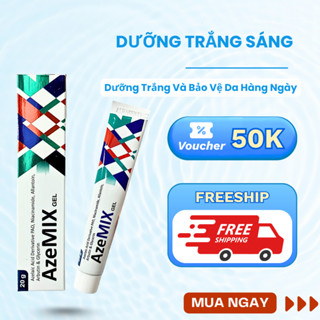  Gel mụn AzeMIX 20g chăm sóc da mụn kiềm dầu se khít lỗ chân lông và mờ thâm làm sáng da - Dr Skin 