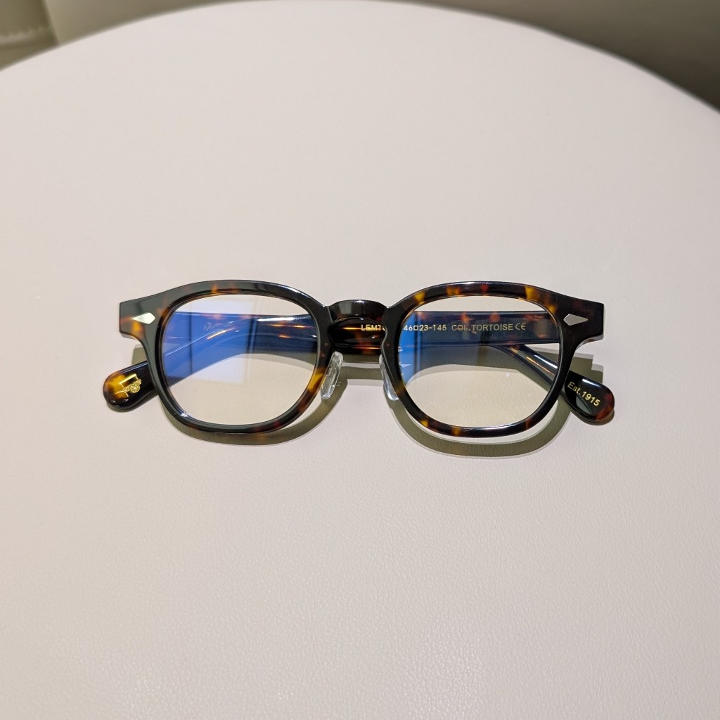 Gọng kính Moscot Lemtosh Tortoise with Nosepad - soft square acetate - size 46-24-15 -Fusuma optical