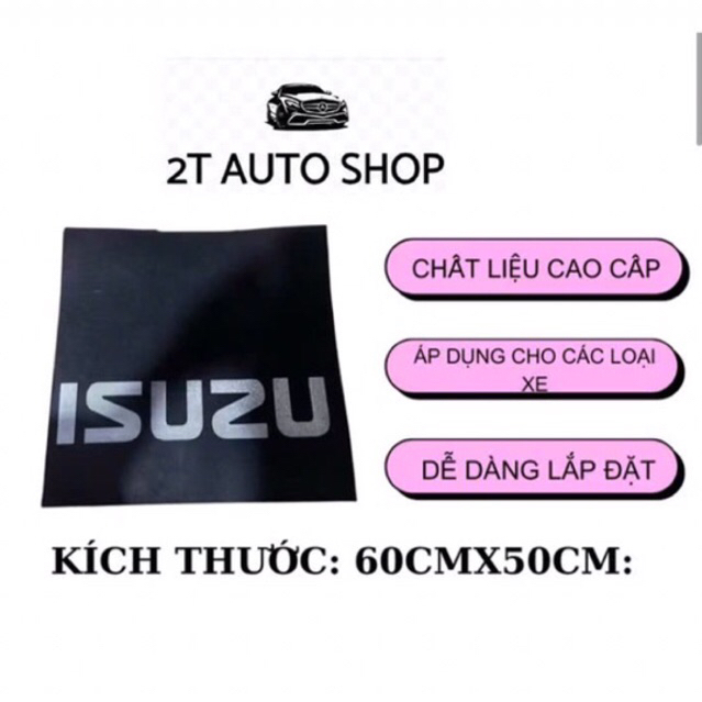 Chắn bùn cao su bánh sau xe tải ISUZU từ 1T9 2T4 3T5 5T 6,5T 7T 8T 9T 15T