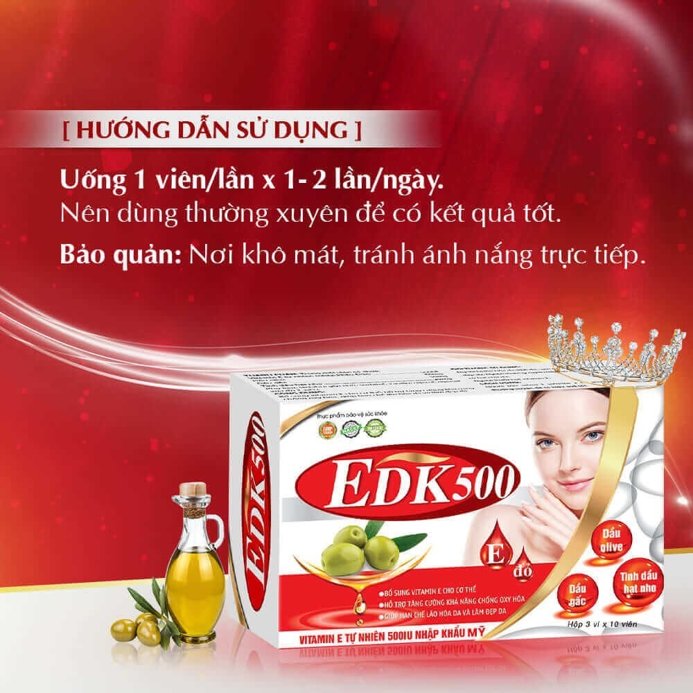 (DATE 11.2025) Viên Uống Bổ Sung Vitamin E Dân Khang Giúp Tăng Cường Chống Oxy Hóa, Trẻ Hóa Và Làm Đ