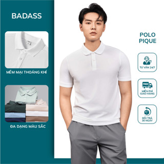 Áo Polo Nam BADASS Dệt Kim Thoáng Khí, CoolTouch Chống Xù, Phong Cách Trẻ Trung, Nam Tính - POTOL516