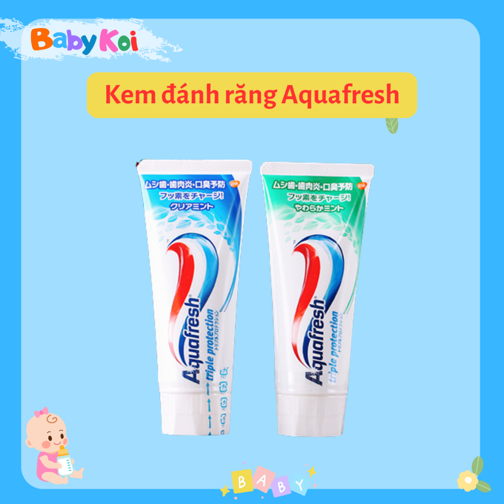Kem đánh răng Aquafresh Nhật