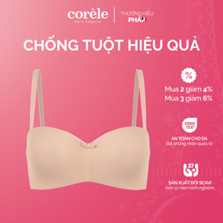 [Áo Quây Best Seller] Áo Lót Nữ Cup Ngang Mút Vừa Gọng Ẩn Silicone, Chuẩn An Toàn OEKO-TEX | CORÈLE 11137A