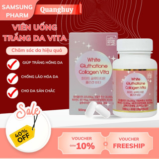 Viên Uống Trắng Hồng Da Collagen White Vita ( Hộp 60 viên )