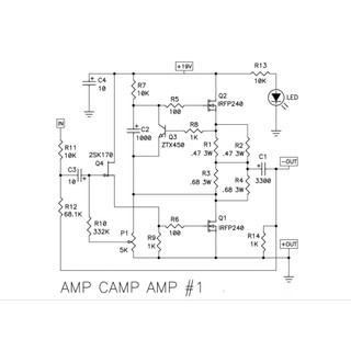 C14 Mạch amply class A 5W (ACA) Passlabs (02PCB)