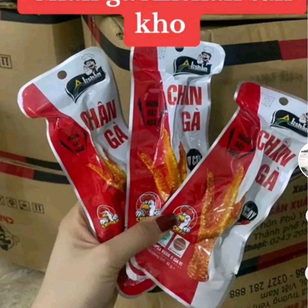 10 chân gà alishan đỏ có xương ngon cay cay  ngon xuất sắc Food