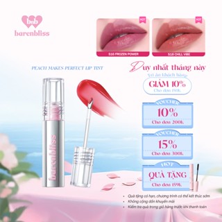 [New] Son tint bóng barenbliss Peach Makes Perfect Lip Tint lâu trôi không lem dính bền màu 3ml