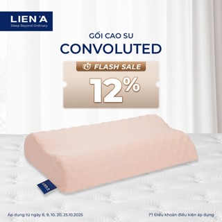 HỎA TỐC - Gối Cao Su Convoluted Liên Á Đạt Chuẩn ECO An Toàn Lành Tính, Massage Và Nâng Đỡ Êm Ái Cổ Vai Gáy
