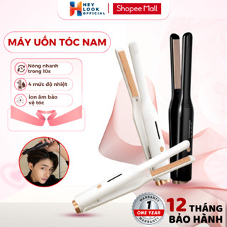 Máy Uốn Tóc Nam GODWELL, Máy Ép Side Tạo Kiểu Tóc Cho Nam 2in1, Duỗi Tóc Nam Đa Năng Ion Âm Bảo Vệ Tóc