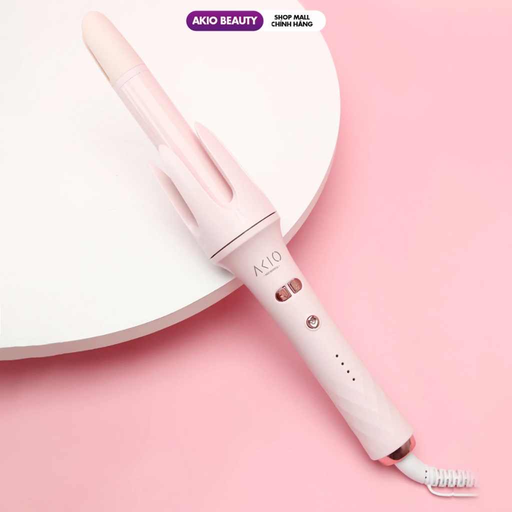Máy uốn xoăn tự động size 28mm AKIO Beauty phủ X2 ceramic chống rối tóc