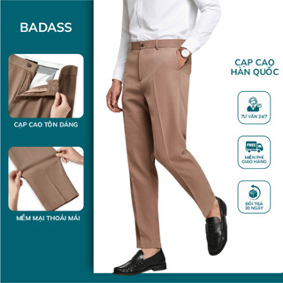 Quần Tây Nam BADASS Vải Tuyết Hàn Siêu Mềm Mại, Đứng Dáng, Không Nhăn Gấp, Lịch Sự - QACOL420