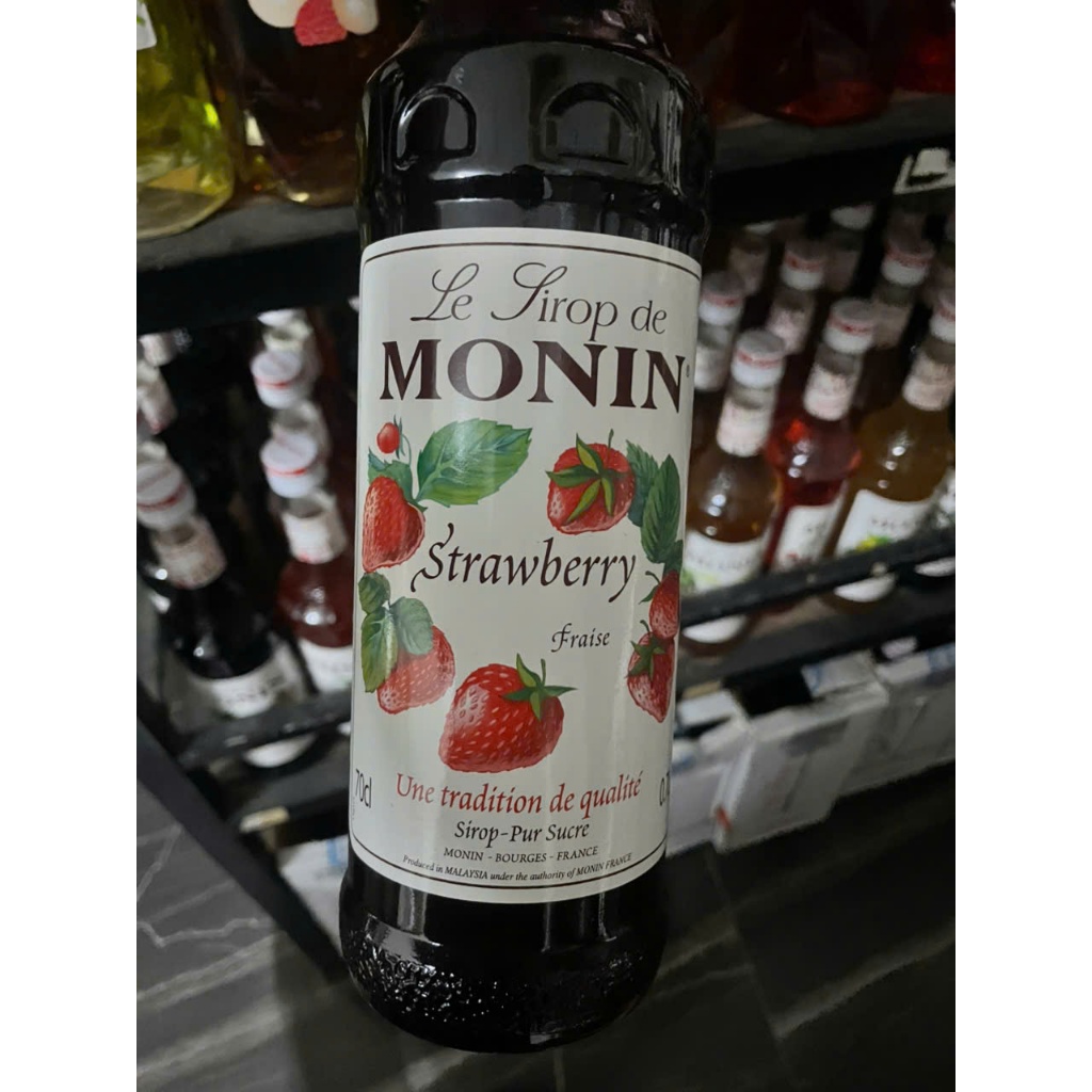 Monin Strwberry Syrup - Monin Dâu