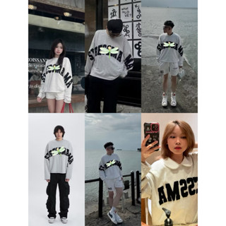 Áo Sweater SSMM NOKANSAI LONG SLEEVE Màu Xám (tặng túi vải SSMM)