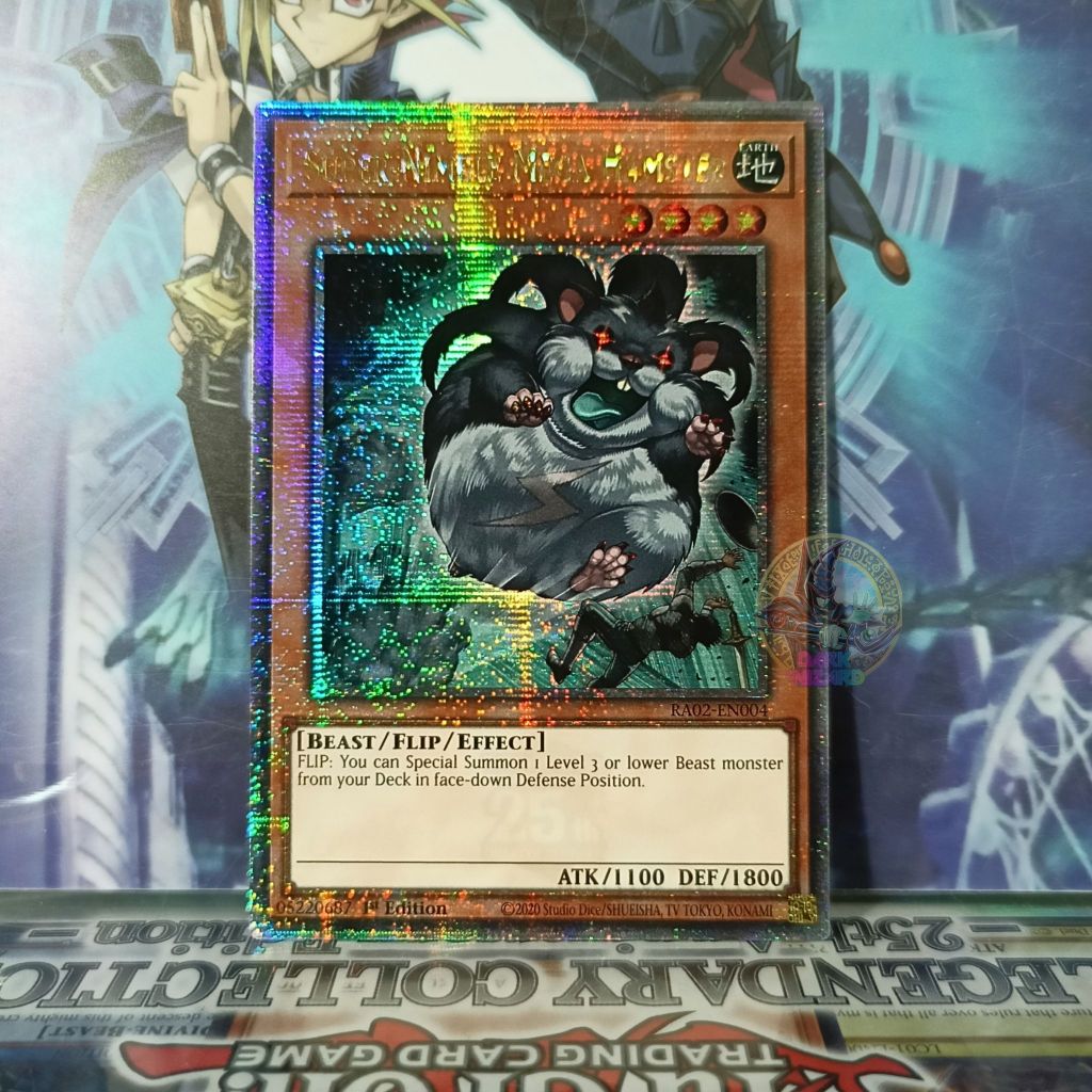 Super-Nimble Mega Hamster – RA02-EN004 – Quarter Century Secret Rare [Thẻ bài Yugioh]
