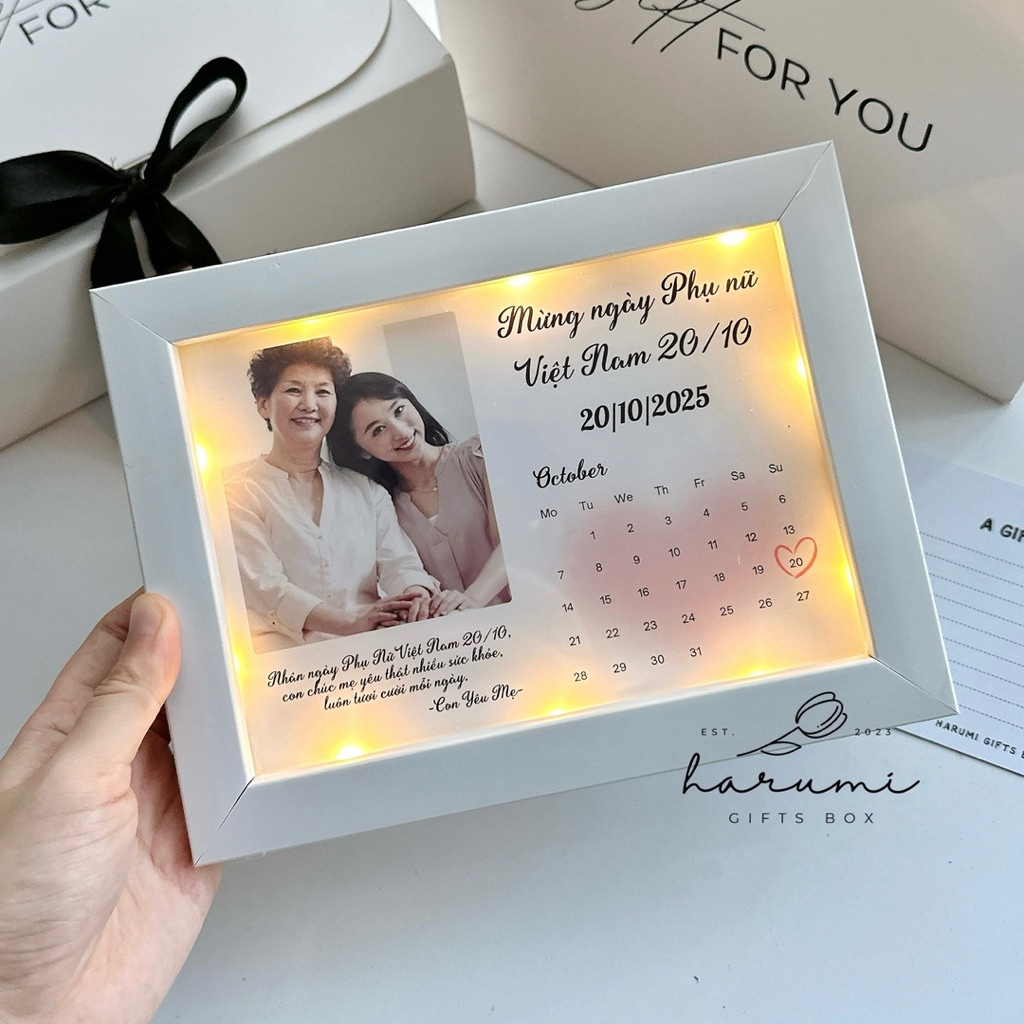 set Quà 20/10,  set Quà tặng phụ nữ 8/3, set Quà tặng mẹ, gia đình ý nghĩa, Harumi Gifts Box