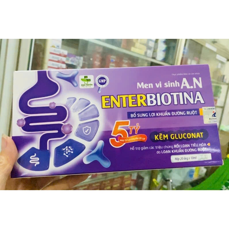 Men vi sinh 5 tỷ lợi khuẩn Enterbiotina- Tăng cường sức khỏe đường ruột cho bé từ 6 tháng tuổi
