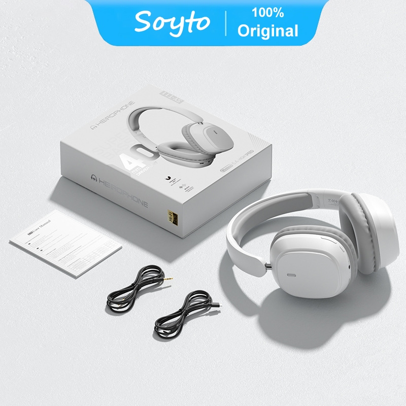 Tai Nghe Không Dây Soyto T11 Bluetooth 5.4 Với Micro HD Hỗ Trợ Có Dây