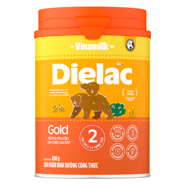 SỮA BỘT DIELAC ALPHA GOLD 2 – 800G DÀNH CHO BÉ 6–12 THÁNG
