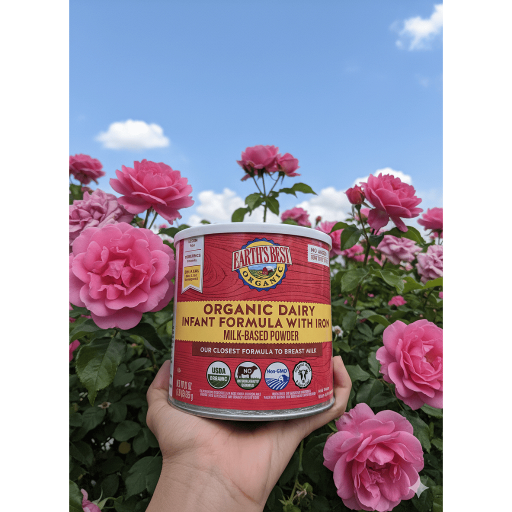 Sữa Earth’s Best Organic Infant Đỏ 595g