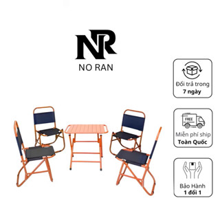 Bộ bàn ghế vải dù sơn tĩnh điện cho quán Trà chanh . Cafe, Câu cá,Du lịch - Bảo hành 30 tháng