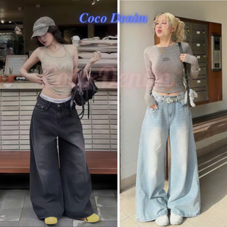 WIDE STRAIGHT JEANS WHOSE - CALEM Quần Jeans Ống Rộng VER 2 Wide Fit Cạp Cao Tôn Dáng Form Unisex Grind Ulzzang Hàn Quốc