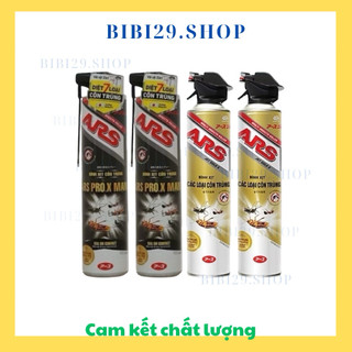  Combo 2 Bình Xịt Côn Trùng ARS Không Mùi 500ml - Giải Pháp Loại Bỏ Ruồi Muỗi Kiến Gián Hiệu Quả 