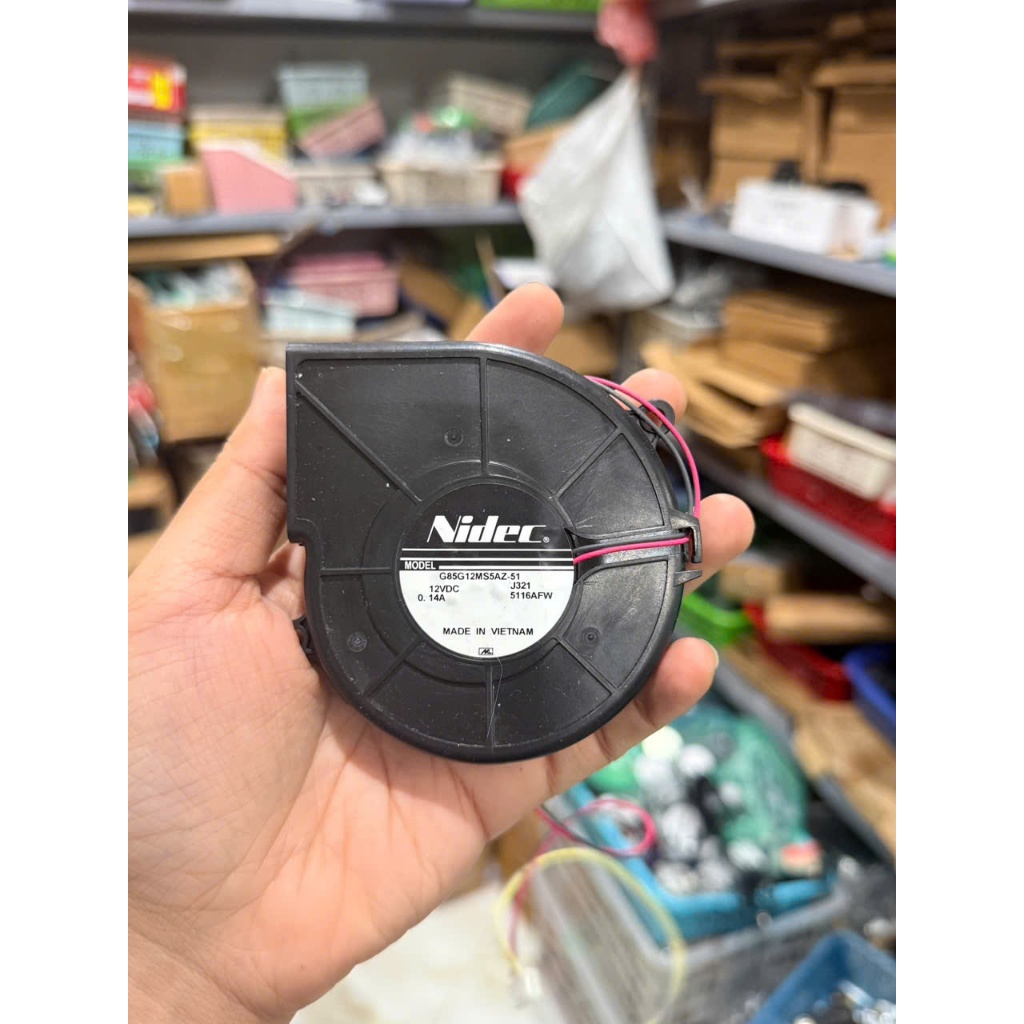 Quạt sên Nidec điện áp 12V