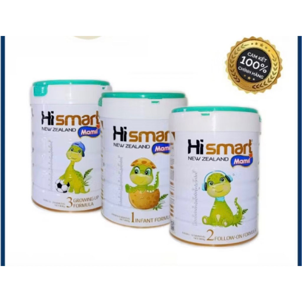 Sữa bột công thức Hismart Mami số 1,2,3,4  800g