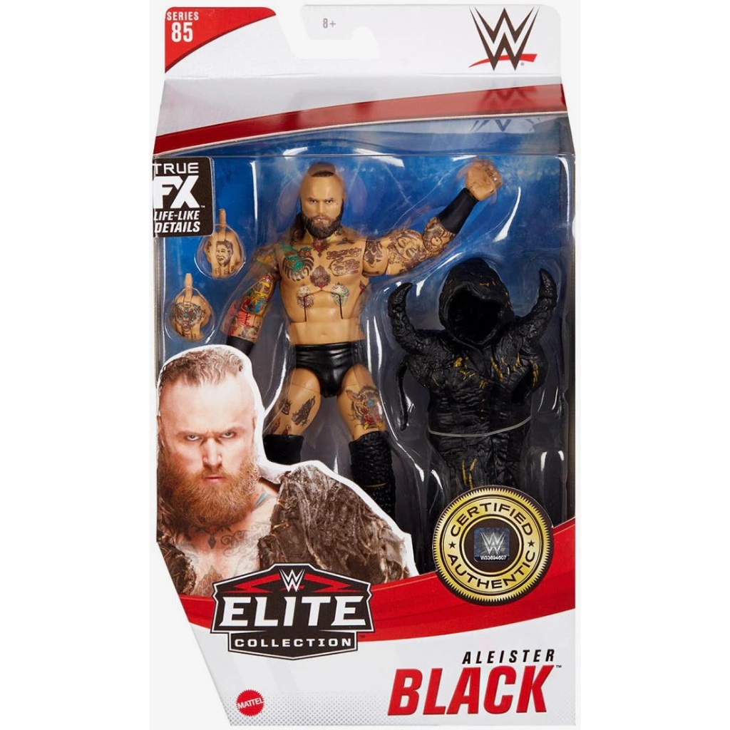 (New – Nguyên Seal) Mô Hình WWE Aleister Black (AEW Malakai Black) - Elite 85 (Có Ảnh Chụp Thật)