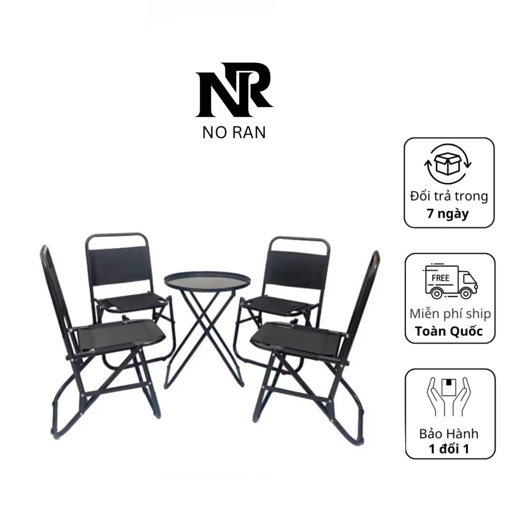 Bộ bàn ghế camping cho quán Trà chanh, Cafe, Câu cá,Du lich - Bảo Hành 30 tháng