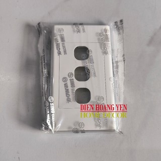 Mặt 3 công tắc 16A Sino - VanlocK