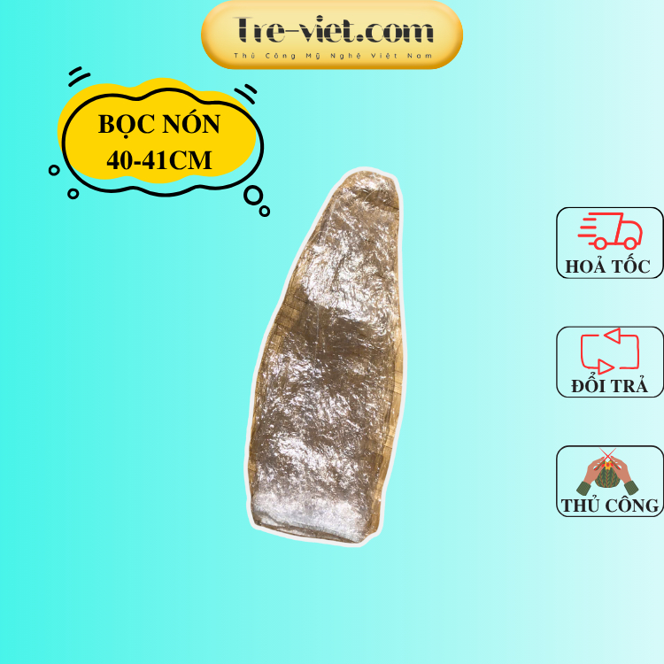 Ny-long bọc nón lá - Nilon bao nón lá tránh mưa đường kính nón 40cm-41cm