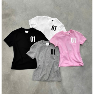  Áo Thun SSMM Baby tee 01 SMART FIT Bốn Màu Đen   Trắng   Xám   Hồng  tặng túi vải  