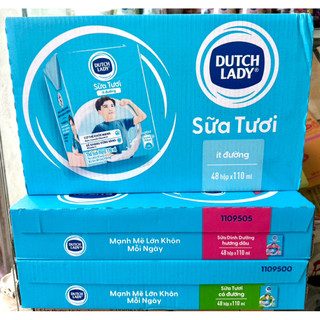 Thùng 48 Hộp Sữa Dinh Dưỡng Dutch Lady x110ml Đủ Vị