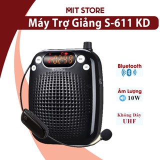 Máy trợ giảng SHIDU SD-S611 Không dây UHF/ Có dây CAO CẤP, Âm lượng lớn 10w, hỗ trợ bluetooth,..  [Bảo Hành 12 Tháng]
