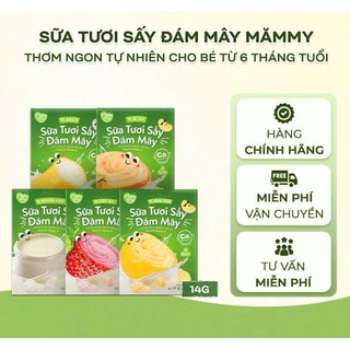 [ CHÍNH HÃNG- GIÁ TỐT ] Sữa tươi sấy đám mây Mămmy giàu dinh dưỡng, thơm ngon tự nhiên cho bé từ 6 tháng