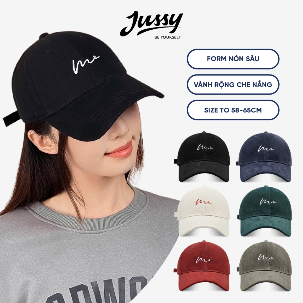 Mũ Lưỡi Trai Cotton Thêu ME Phong Cách Streetwear