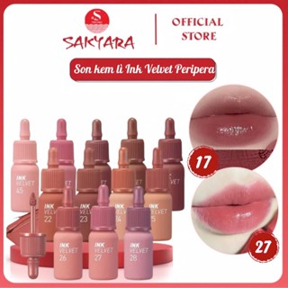  Son Kem Lì INK VELVET PERIPERA - AIRY INK Son Kem Peripera Ink Velvet 26 Well Made Nude 4g - Màu Cam Hồng Trà Sữa 