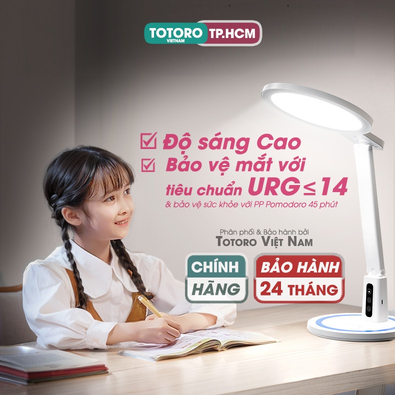 Đèn bàn học đọc sách TLDL - S36 2000Lux độ sáng cao bảo vệ mắt cảm ứng 3 ánh sáng 6 mức độ