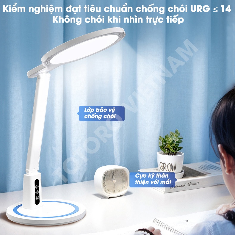 Đèn bàn học đọc sách TLDL - S36 2000Lux độ sáng cao bảo vệ mắt cảm ứng 6 mức độ 3 ánh sáng | BigBuy360 - bigbuy360.vn