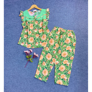  Đồ bộ nữFREESHIP quần 9 tấc vải mango cao cấp mềm mịn mặc mát hợp thời trang . 