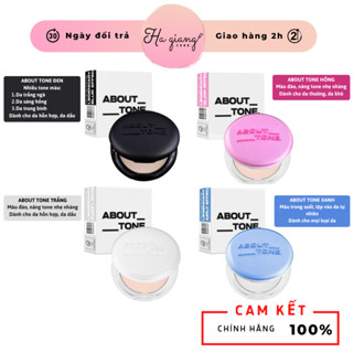 Phấn Phủ ABOUT TONE / EGLIPS Powder Pact Dạng Nén Nâng Tông, Kiềm Dầu, Chống Mốc Nền