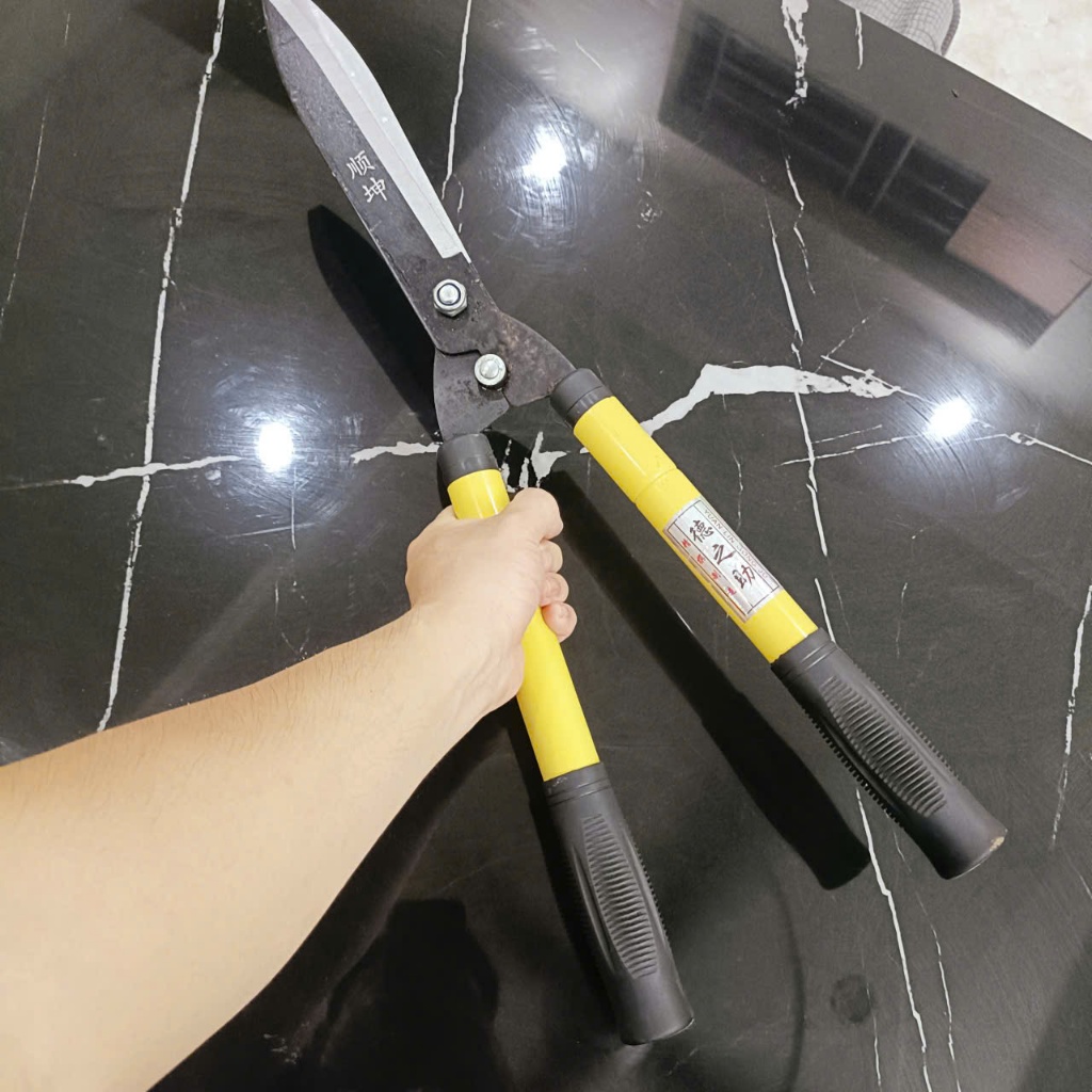 Kéo Cắt Tỉa Cây Cảnh/Hàng Rào (Hedge Shear) Lưỡi Thẳng - Tay Cầm Dài Chống Mỏi