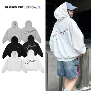 Áo Hoodie PLEASURE Signature Boxy Form Châu Âu Dáng Rộng Unisex Nam Nữ Local Brand PL02