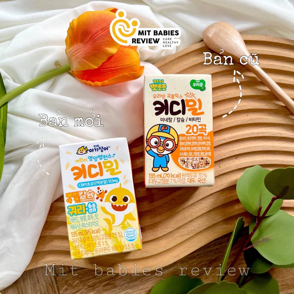 [DATE 2027] Thùng 32 hộp Sữa Hạt Kidimeal Pinkfong Babyshark Hàn Quốc