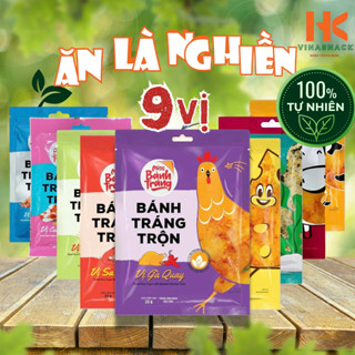  Combo 9 gói Bánh tráng Miss mix 9 vị Thơm Ngon Chuẩn Hương vị Tuổi Thơ  Vinasnack - Bánh Tráng Trộn Miss Chính Hãng 