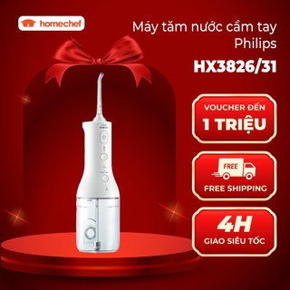  Máy Tăm Nước Philips HX3826 31 Cầm Tay Công Nghệ Quad Stream Bảo Hành Chính Hãng 2 Năm 