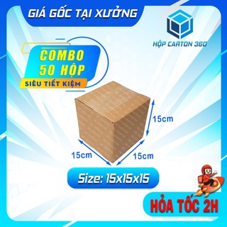 15x15x15 - Combo 50 hộp carton đóng hàng